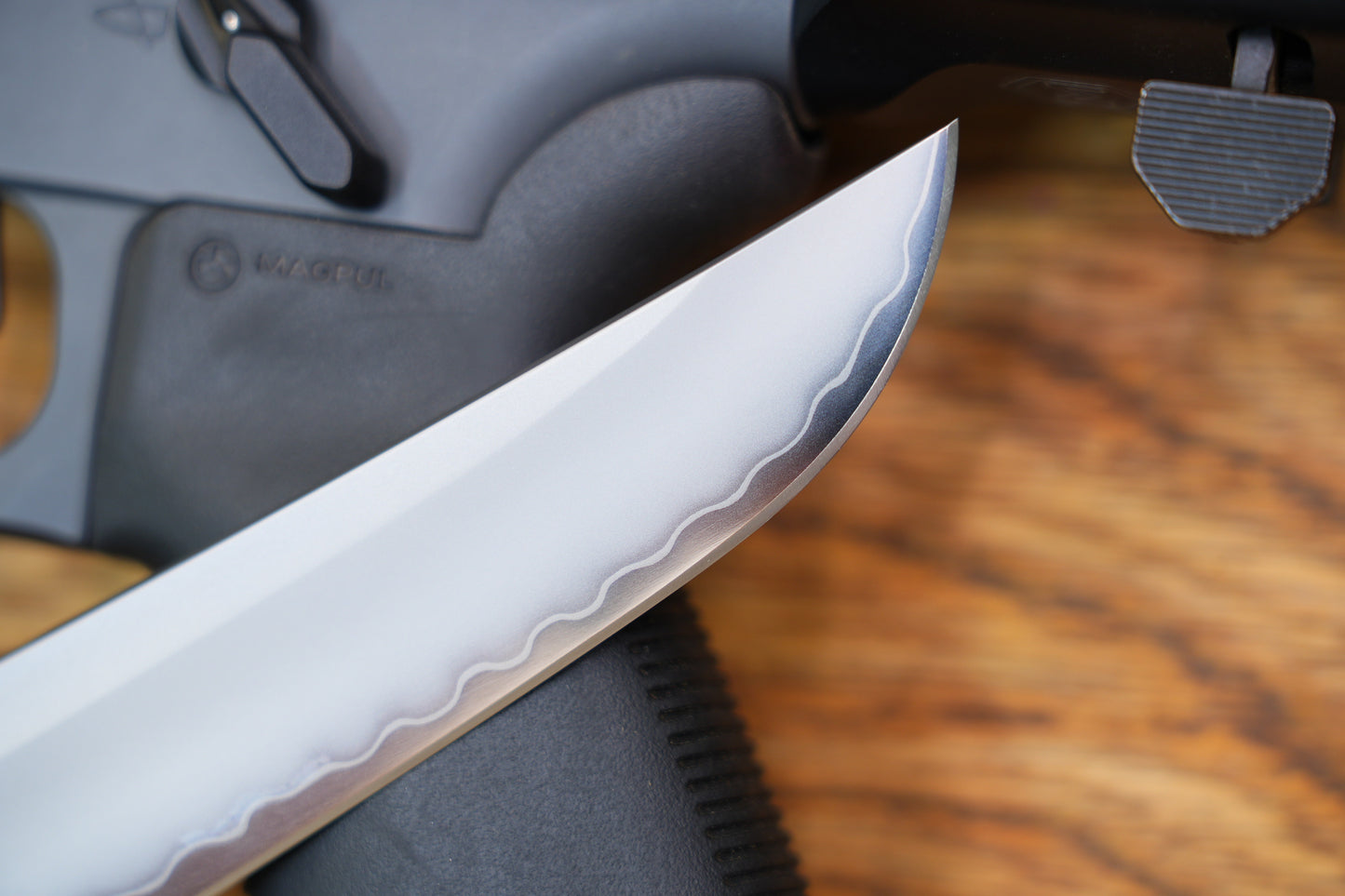 CHOP Tanto 2415-BK Japanese Samurai short sword with hand-polished edge