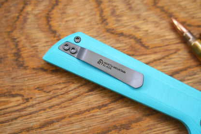 Chop2 2405-SB Sky Blue G10 Real SAN MAI SLD-Magic Japanese TANTO style tactical folding knife