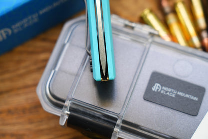 Chop2 2405-SB Sky Blue G10 Real SAN MAI SLD-Magic Japanese TANTO style tactical folding knife