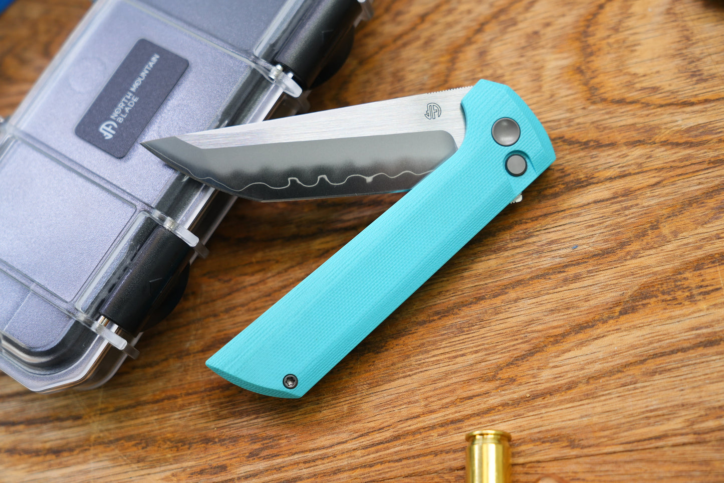 【Chop 2】Sky Blue G10 Real SAN MAI SLD-Magic Japanese TANTO style tactical folding knife