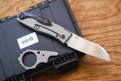 【Yaksha】B Nemoto Design ZDP-189 Hand-grinded zirconium mirror handle and clamp