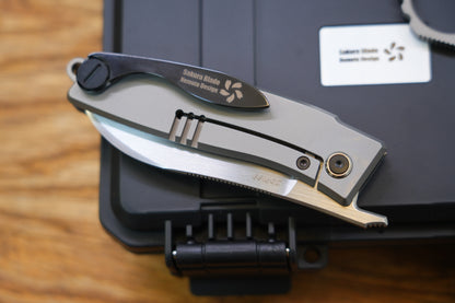 【Yaksha】B Nemoto Design ZDP-189 Hand-grinded zirconium mirror handle and clamp