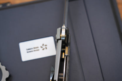 【Yaksha】A Nemoto Design ZDP-189 Hand-grinded zirconium mirror handle and clamp