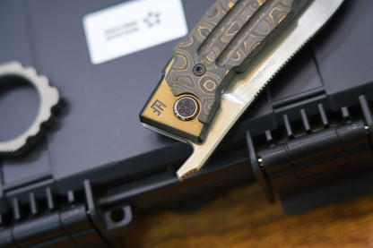 【Yaksha】A Nemoto Design ZDP-189 Hand-grinded zirconium mirror handle and clamp