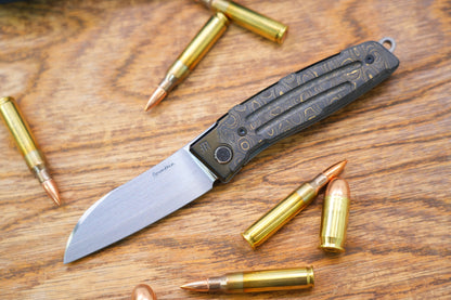 【Yaksha】A Nemoto Design ZDP-189 Hand-grinded zirconium mirror handle and clamp