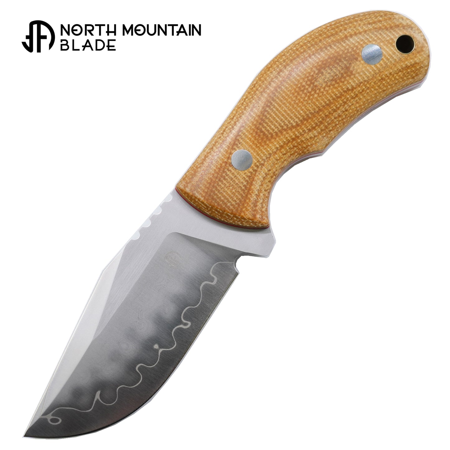 North Mountain Raccoon Skinner Hunting Knife Micarta Handel SLD-Magic