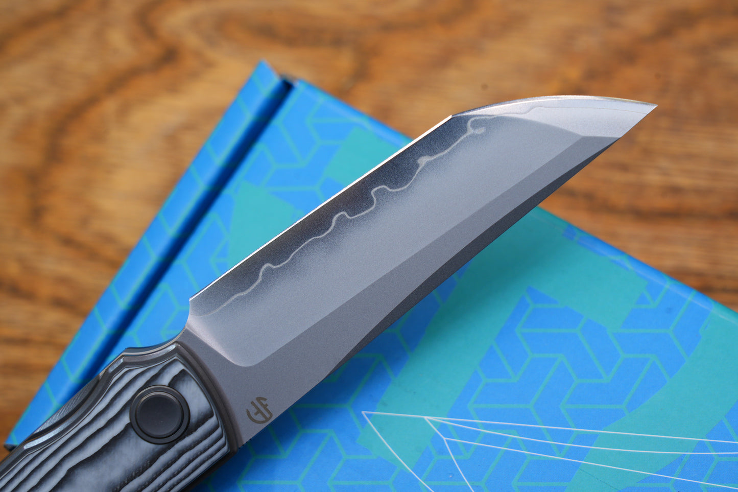 Chop Quartz carbon fiber Forged three-layer blade