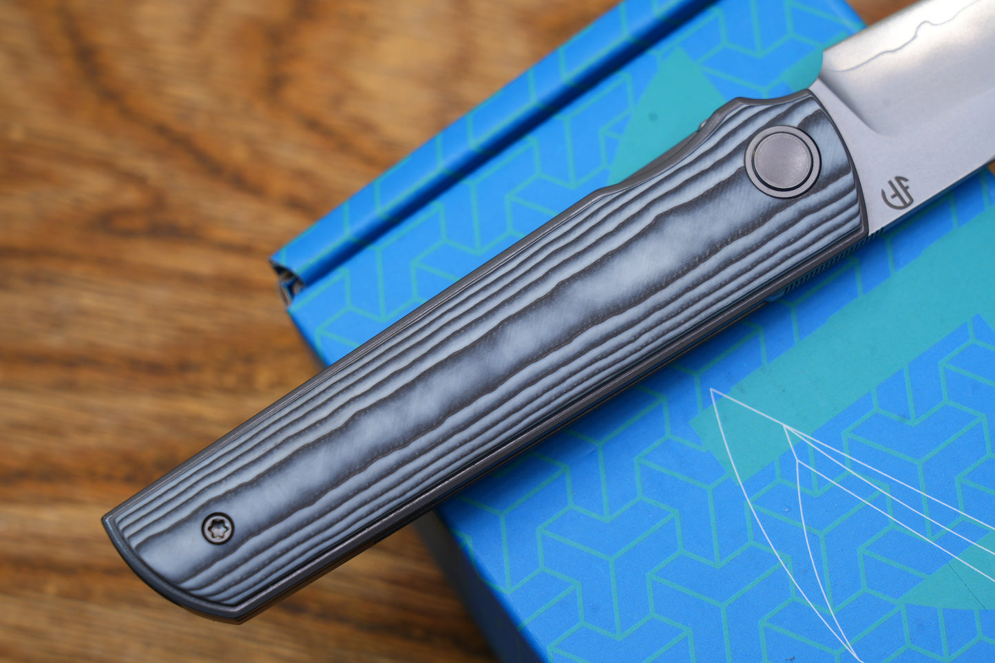 Chop Quartz carbon fiber Forged three-layer blade