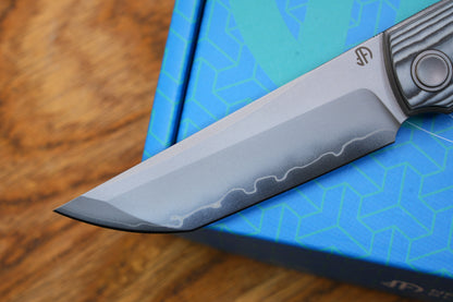 Chop Quartz carbon fiber Forged three-layer blade