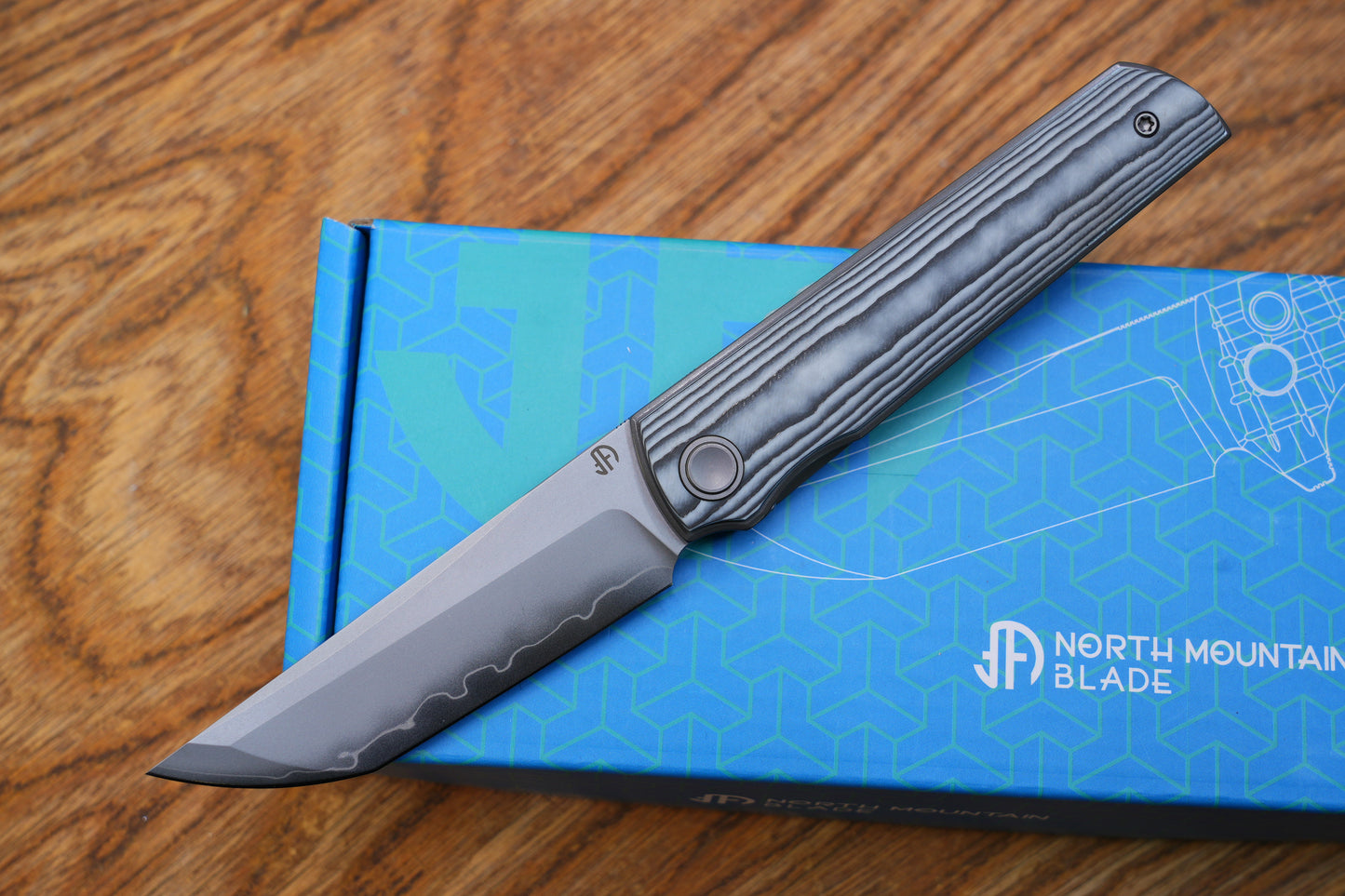 Chop Quartz carbon fiber Forged three-layer blade