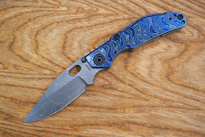 BBNM VegasForge AMERICAN MADE DAMASCUS STEEL Zirconium alloy Damascus