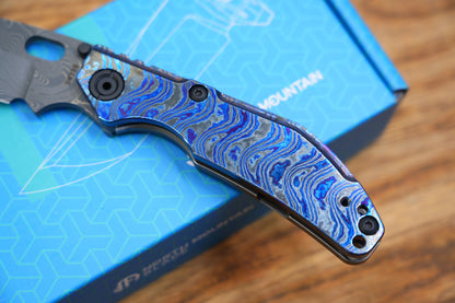 BBNM VegasForge AMERICAN MADE DAMASCUS STEEL Zirconium alloy Damascus