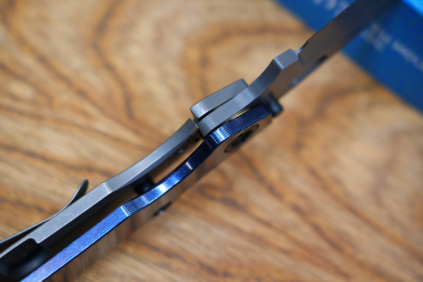 BBNM VegasForge AMERICAN MADE DAMASCUS STEEL Zirconium alloy Damascus