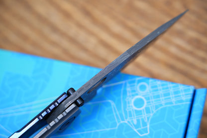 BBNM VegasForge AMERICAN MADE DAMASCUS STEEL Zirconium alloy Damascus