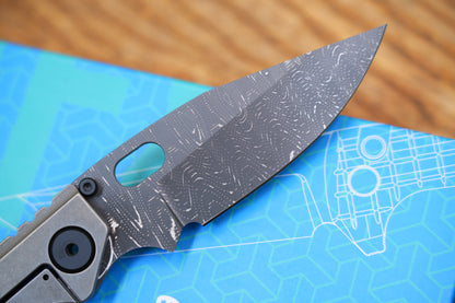 BBNM VegasForge AMERICAN MADE DAMASCUS STEEL Zirconium alloy Damascus