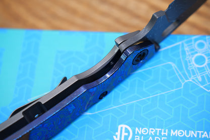 BBNM VegasForge AMERICAN MADE DAMASCUS STEEL Zirconium alloy Damascus