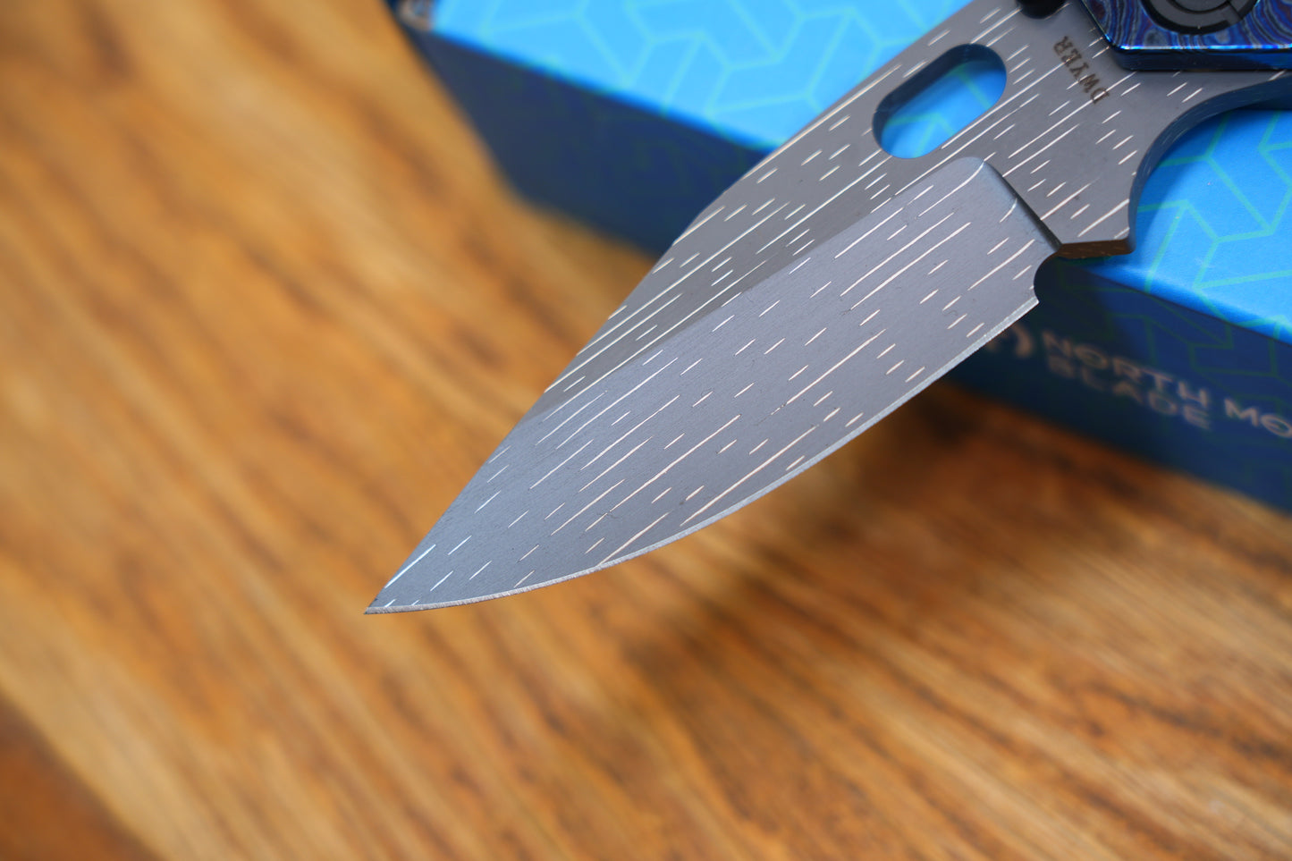 BBNM VegasForge AMERICAN MADE DAMASCUS STEEL Zirconium alloy Damascus