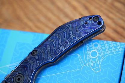 BBNM VegasForge AMERICAN MADE DAMASCUS STEEL Zirconium alloy Damascus