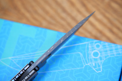 BBNM VegasForge AMERICAN MADE DAMASCUS STEEL Zirconium alloy Damascus