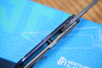 BBNM VegasForge AMERICAN MADE DAMASCUS STEEL Zirconium alloy Damascus