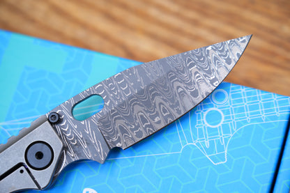 BBNM VegasForge AMERICAN MADE DAMASCUS STEEL Zirconium alloy Damascus