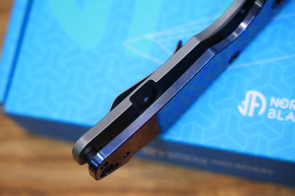 BBNM VegasForge AMERICAN MADE DAMASCUS STEEL Zirconium alloy Damascus