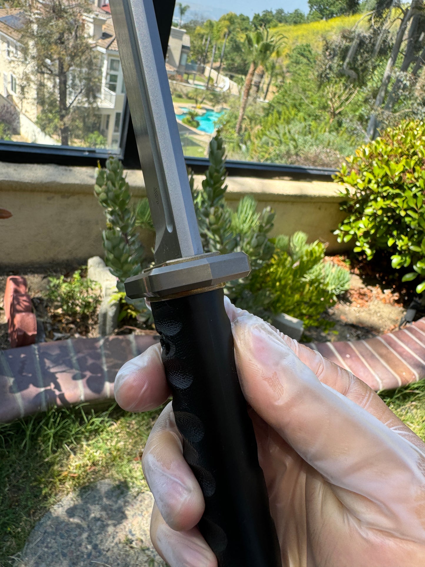 Wakizashi Hoja de North Mountain con acabado satinado, pulida a mano