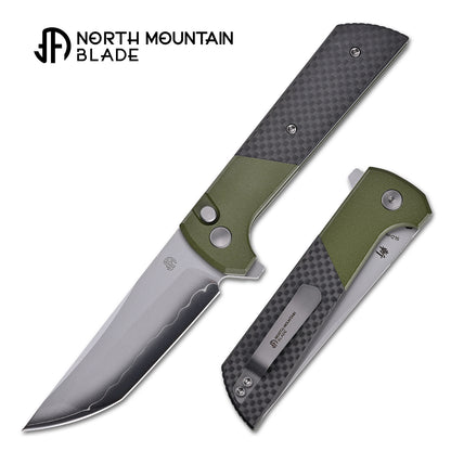 2407-SPGRCF Matte painted green aluminum alloy handle