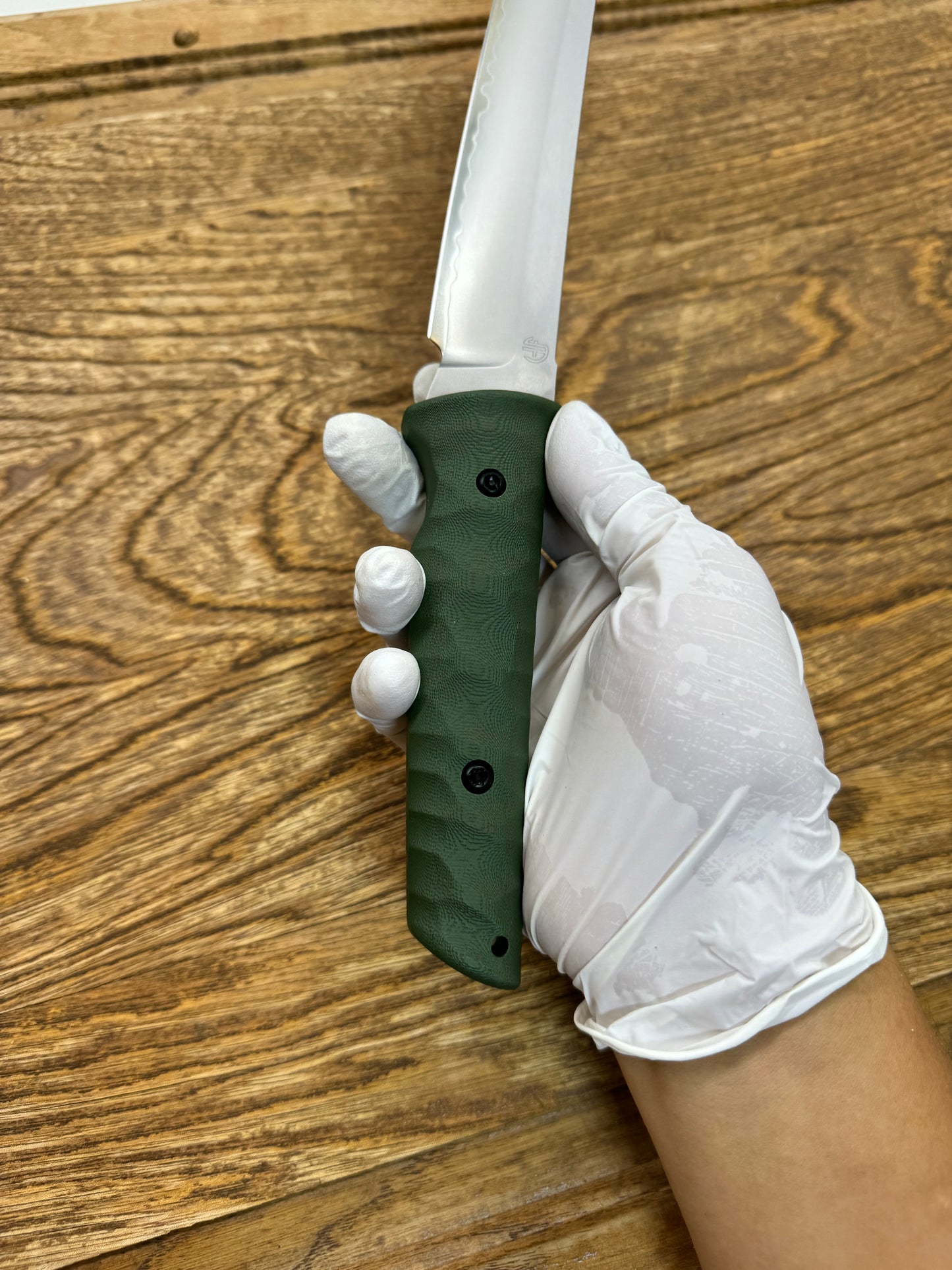 The Chop Plus 15inch Classic Japan Tanto tactical knife SLD-Magic green G10