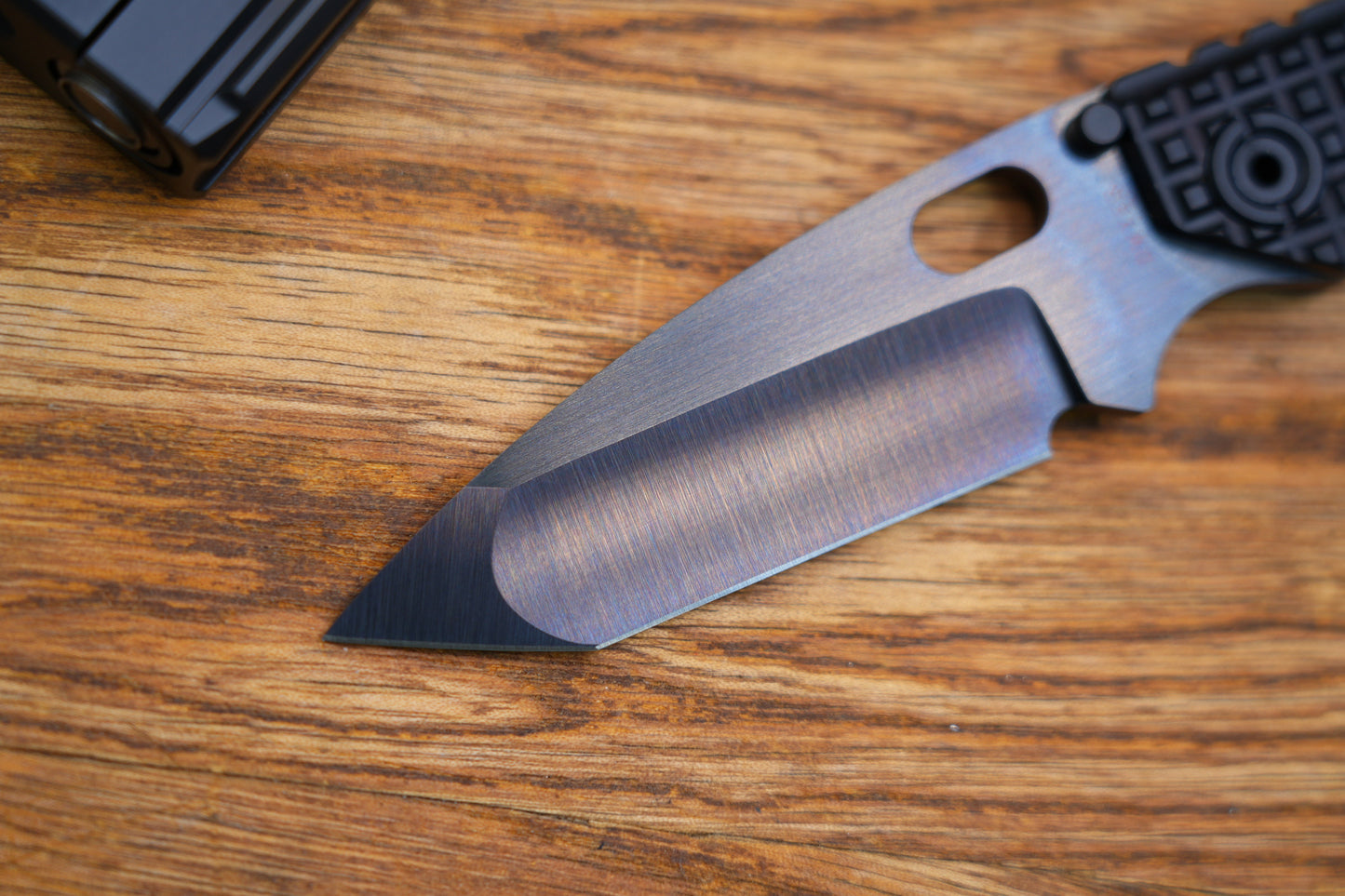 BBNM Tanto CPM-3V DLC Blade Hand-Polished Dwyer Design Shadow Edition