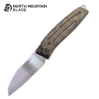 【Yaksha】A Nemoto Design ZDP-189 Hand-grinded zirconium mirror handle and clamp