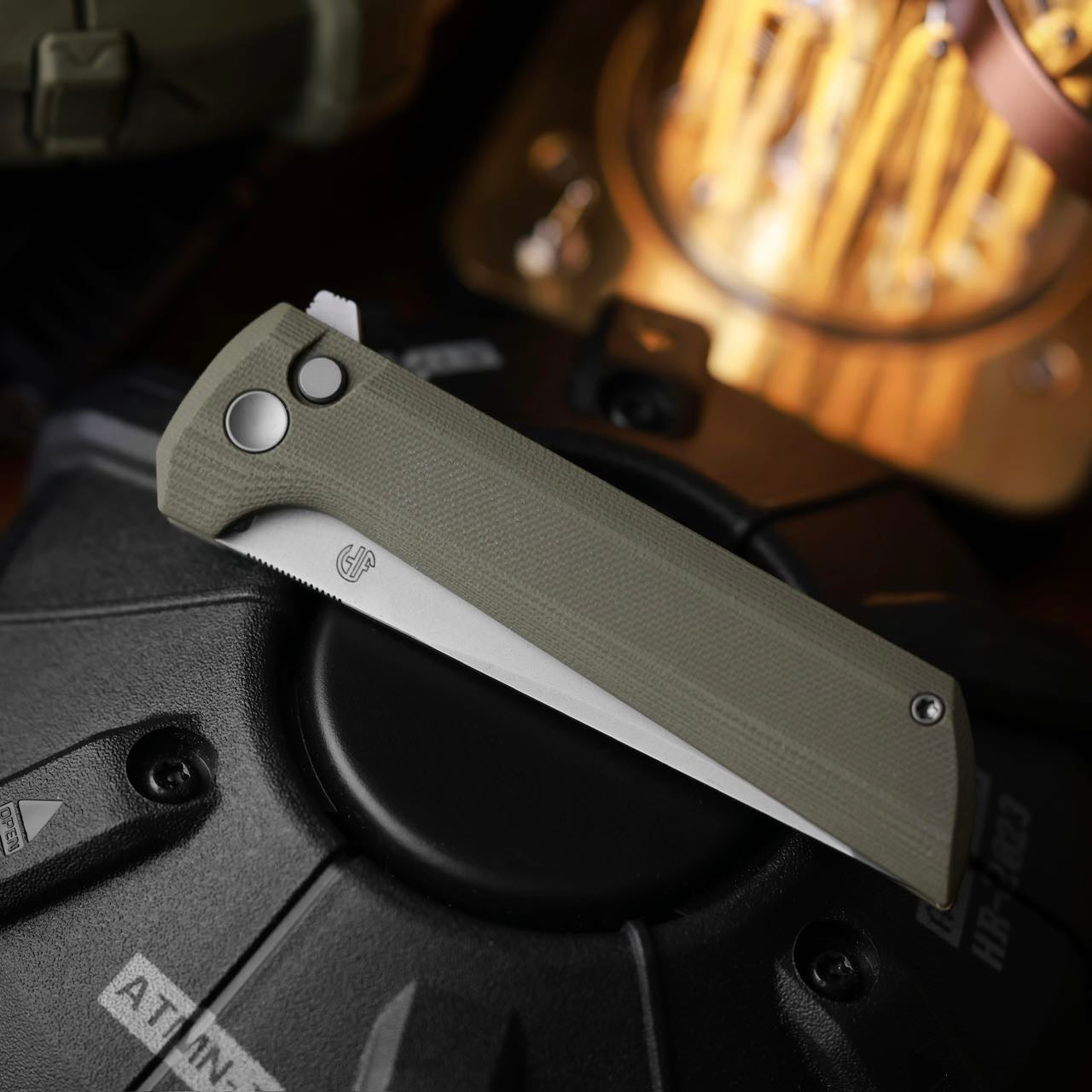 Nouveau North Mountain Chop 2 Vert G10 véritable SLD-Magic SAN MAI Tanto