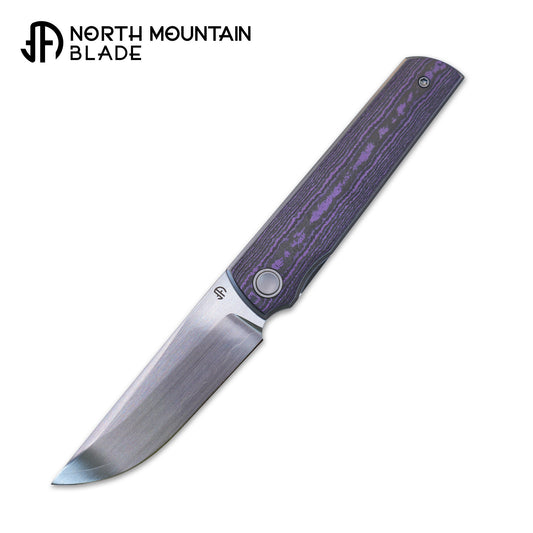 2412-PRCF Clip Point Hand-brushed finish