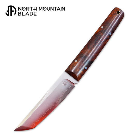 CHOP MINI FIXED BLADE handmade Desert ironwood