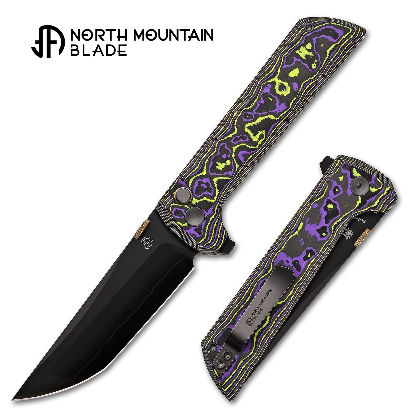 2406-PRCF-DLC Chop2 Joker Color Ceramic Carbon Fiber New .45-style thumb disc