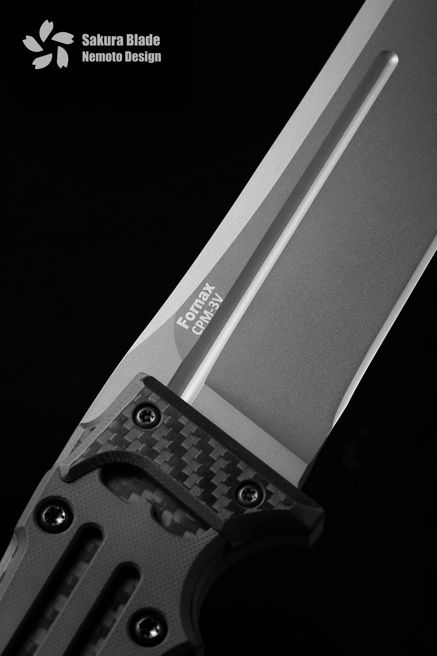 Couteau tactique Wakizashi Sakura Blade Nemoto Design