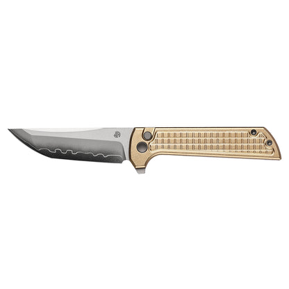 Chop 2 2403-G Aluminum bronze handle CNC Exclusive SLD-Magic Tanto grid
