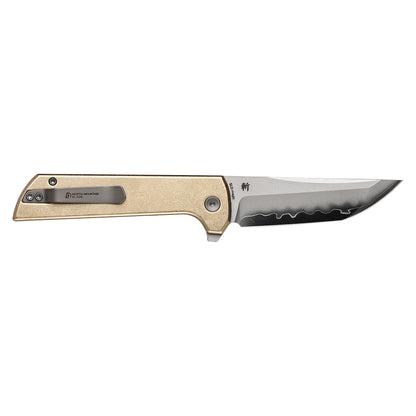 Chop 2 2403-G Aluminum bronze handle CNC Exclusive SLD-Magic Tanto grid