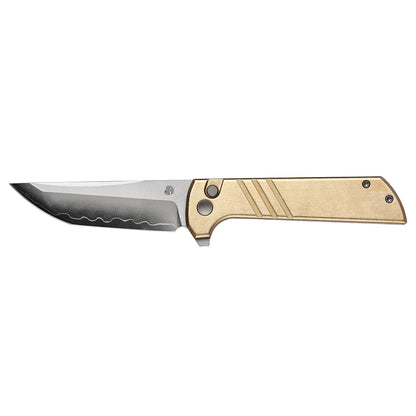 Chop 2 2403-S Aluminum Bronze handle chop2 Stripe SLD-Magic Traditional Japanese tactical folding knife