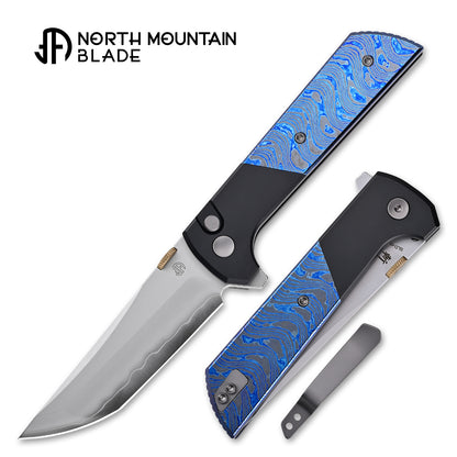 2407-ZRDM Zirconium & Titanium Damascus Edition