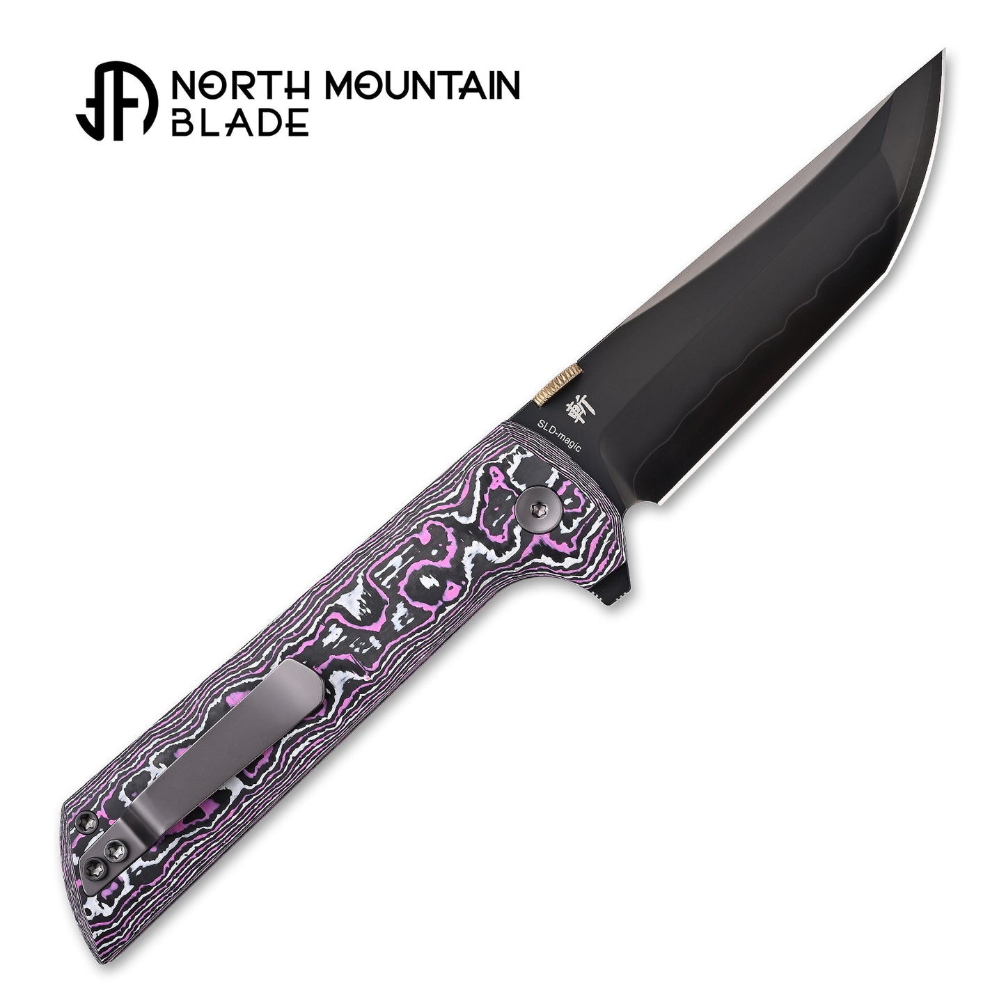 2406-GLOWCF-DLC Chop2 Ceramic Carbon Fiber New .45-style thumb disc