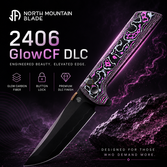 2406-GLOWCF-DLC Chop2 Ceramic Carbon Fiber New .45-style thumb disc