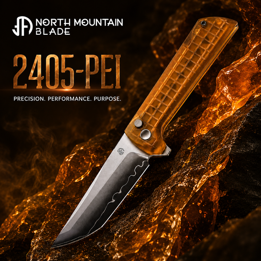 Chop 2 2405-PEI handle SLD-Magic Japanese TANTO style tactical folding knife