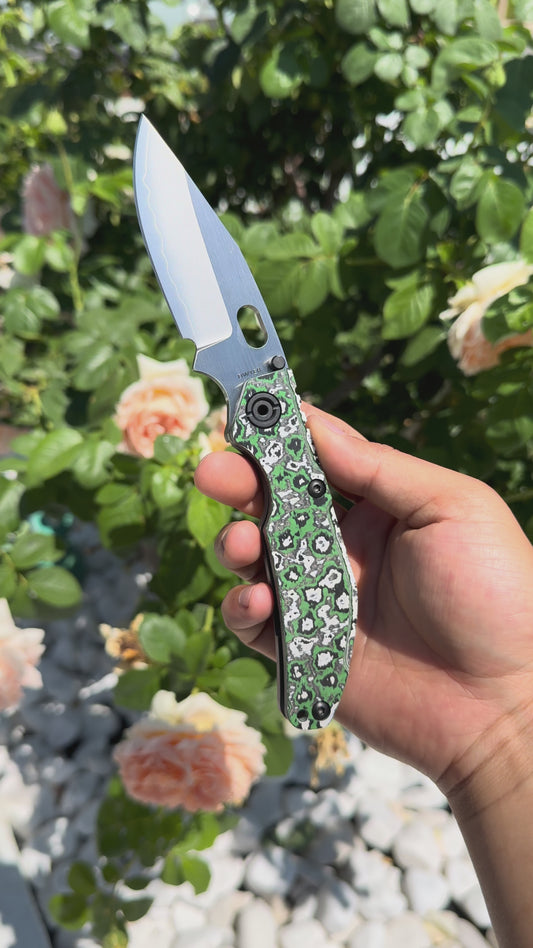 BBNM 2521-GRCF Bowie Arctic Green&White Ceramic Carbon Fiber