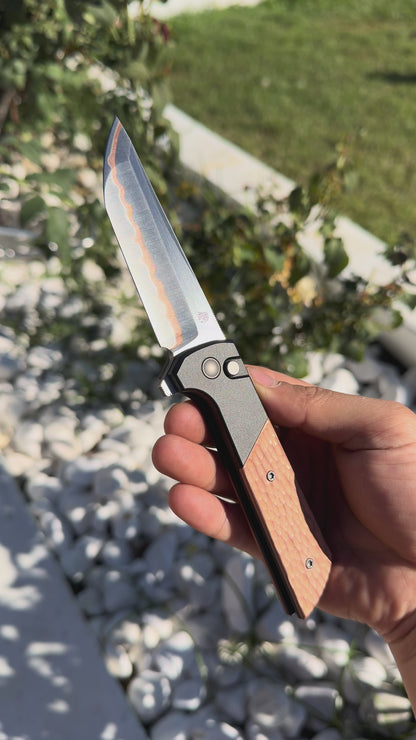 Chop2 2407-CUHM-5 Forged copper blade 7075 Aluminum Handle copper Hammer pattern